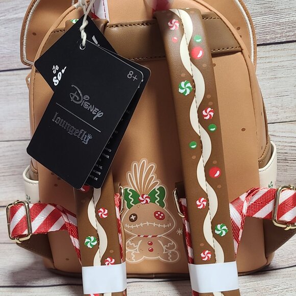 Loungefly Disney Lilo & Stitch Gingerbread Stitch Cosplay Mini Backpack - NWT - Picture 8 of 10